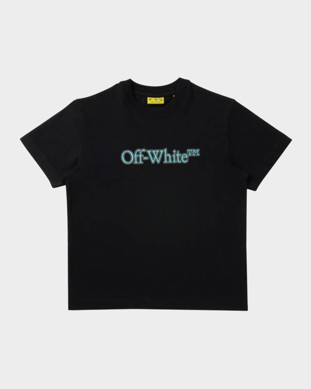 Boy's Big Bookish Logo Short-Sleeve T-Shirt, Size